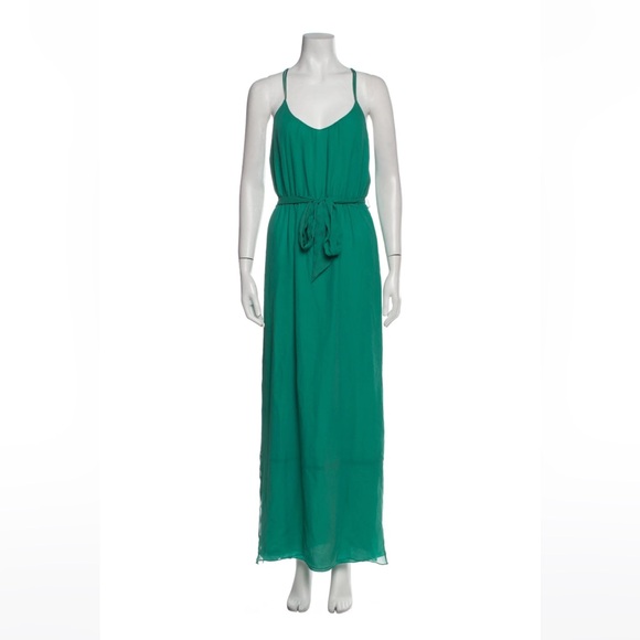 Rebecca Taylor Green Silk Gown - Picture 1 of 2